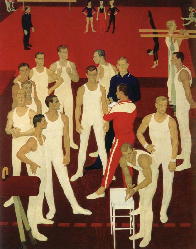 Soviet gymnast, unknow artist
